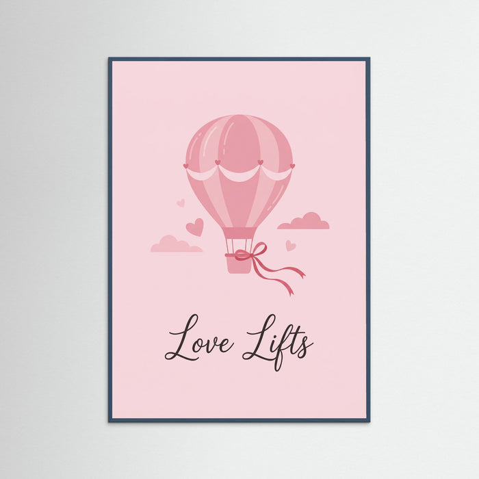 Teal Wood Love Ace Card