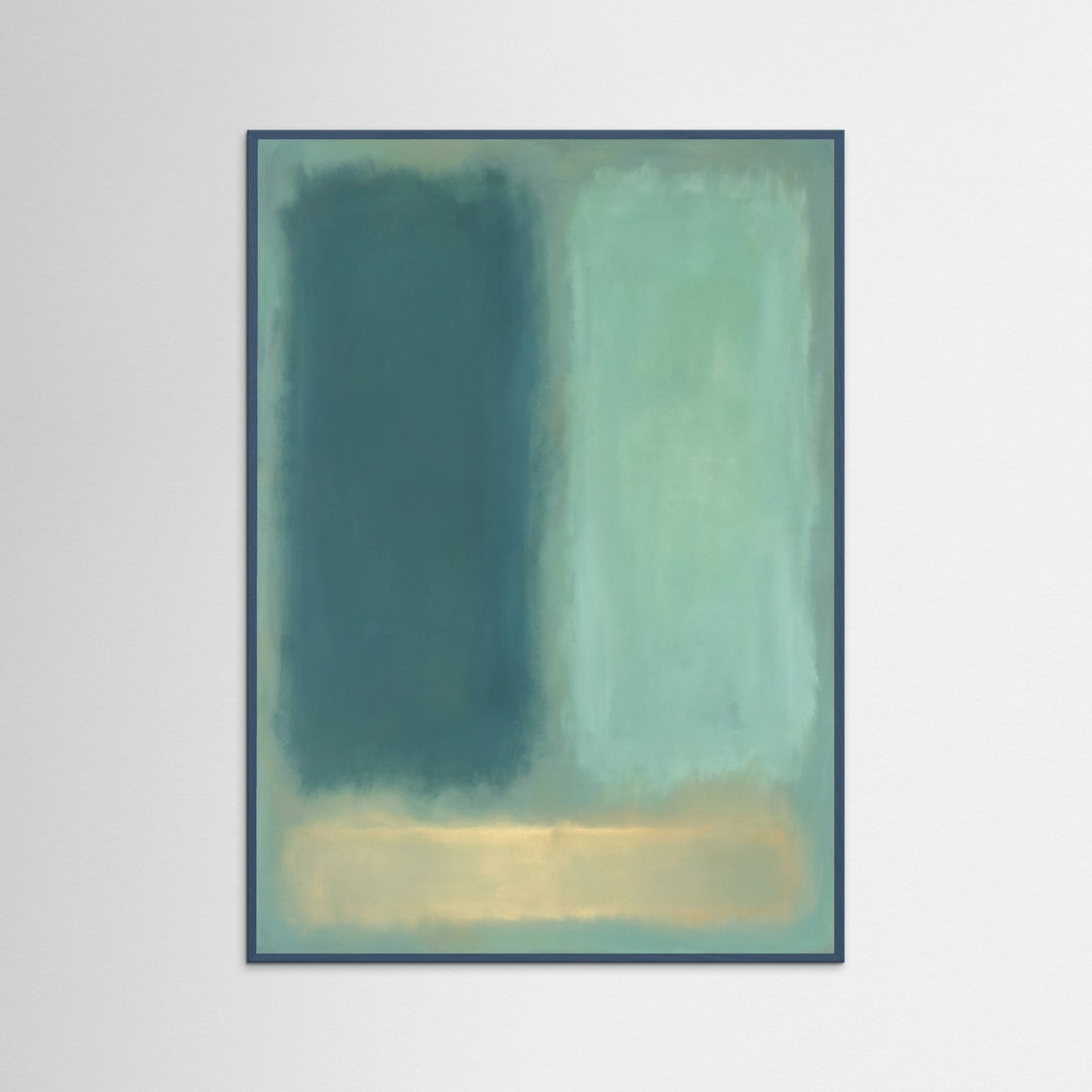Teal Wood Luminous Fields