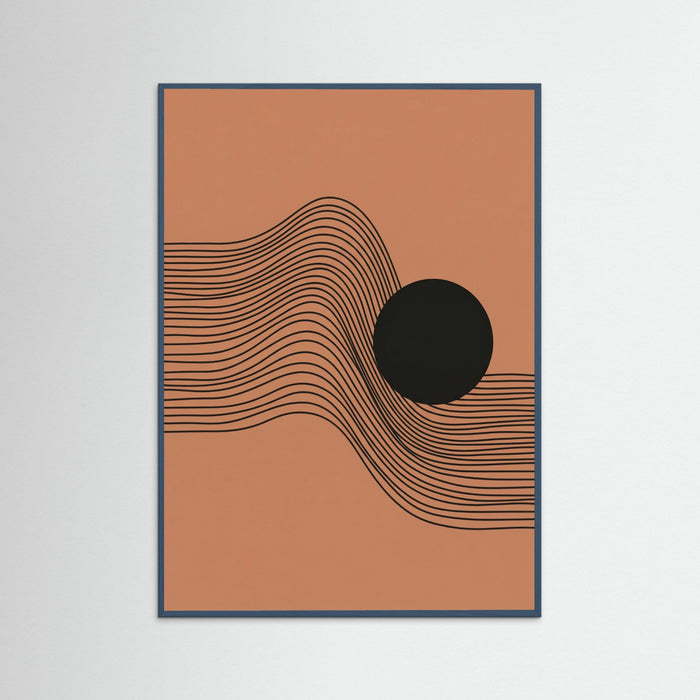 Teal Wood Lunar Rhythm