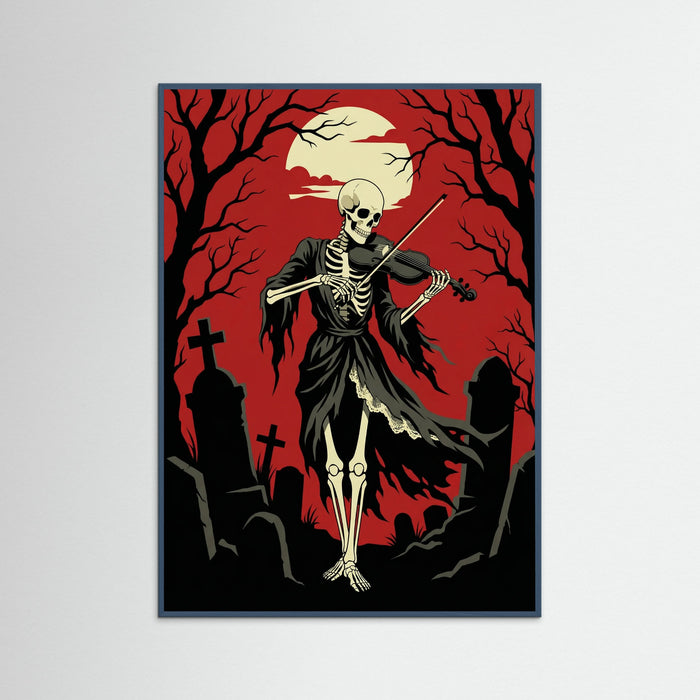 Teal Wood Macabre Dance