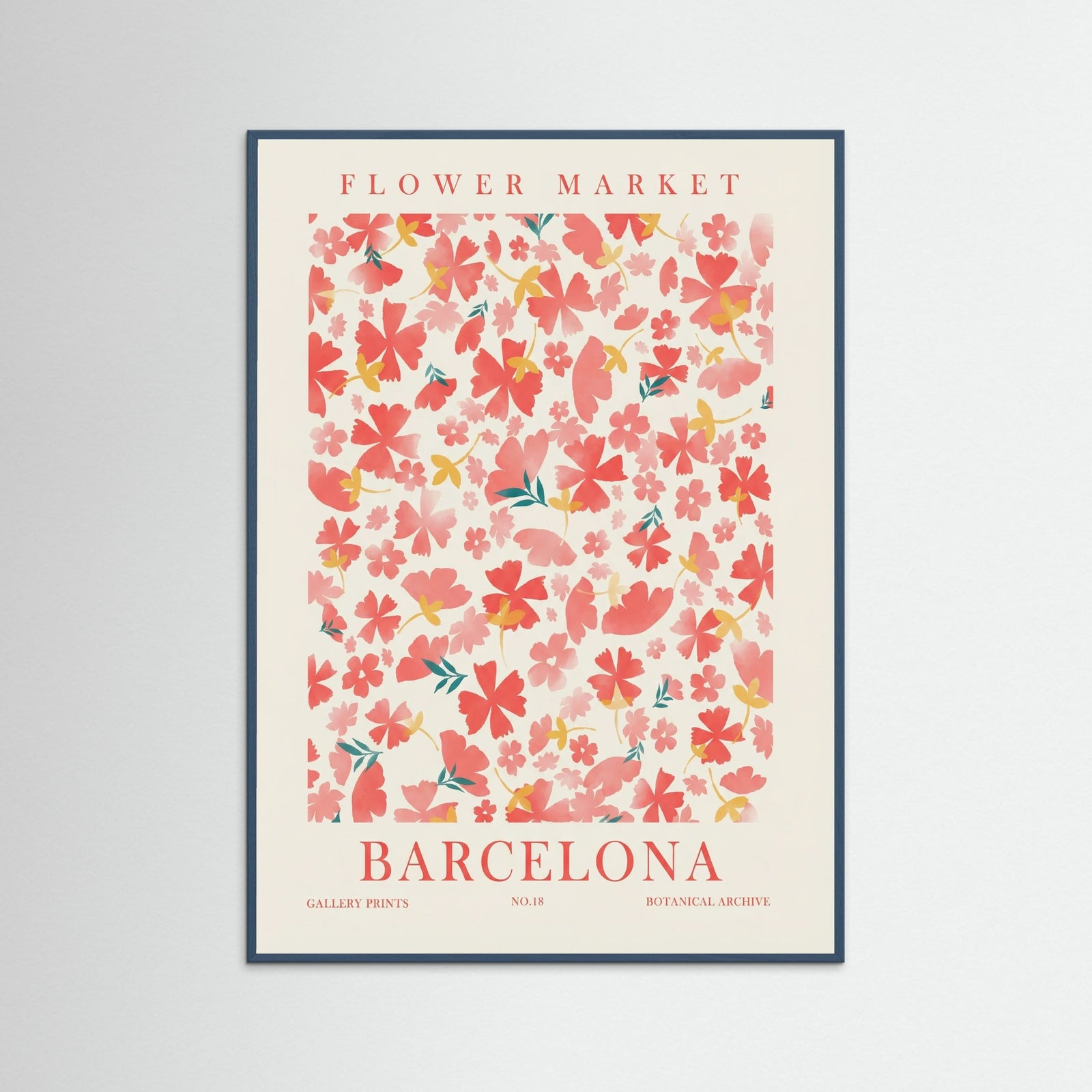 Teal Wood Market Blossom Barcelona