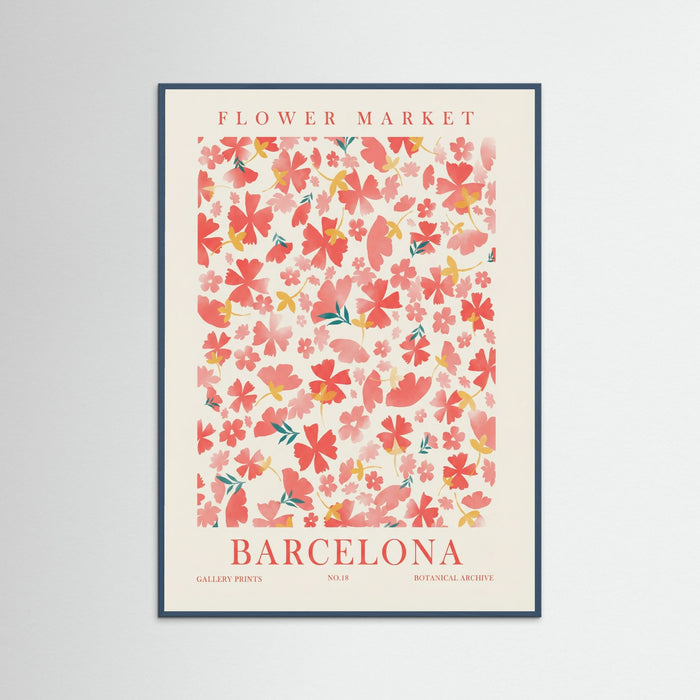 Teal Wood Market Blossom Barcelona