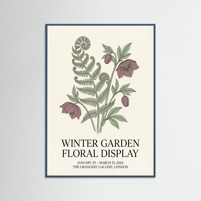 Teal Wood Matisse Botanical Bloom