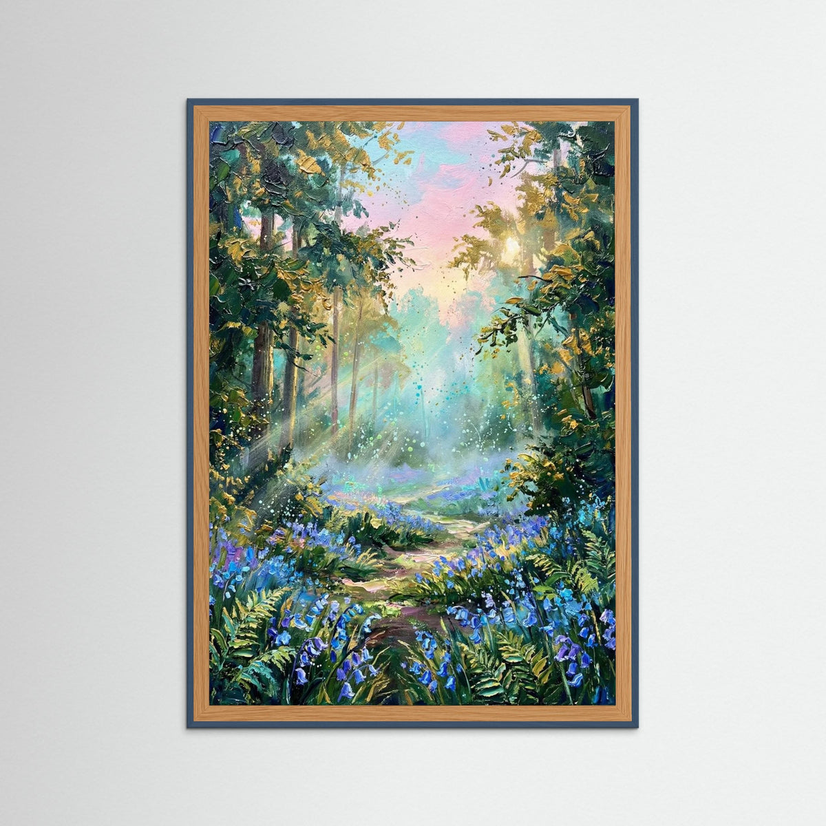 Teal Wood Meadow Dawn Bloom