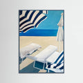Mediterrannean Beach Siesta Poster – Poster und Kunstdruck