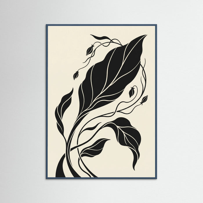 Teal Wood Midnight Bloom