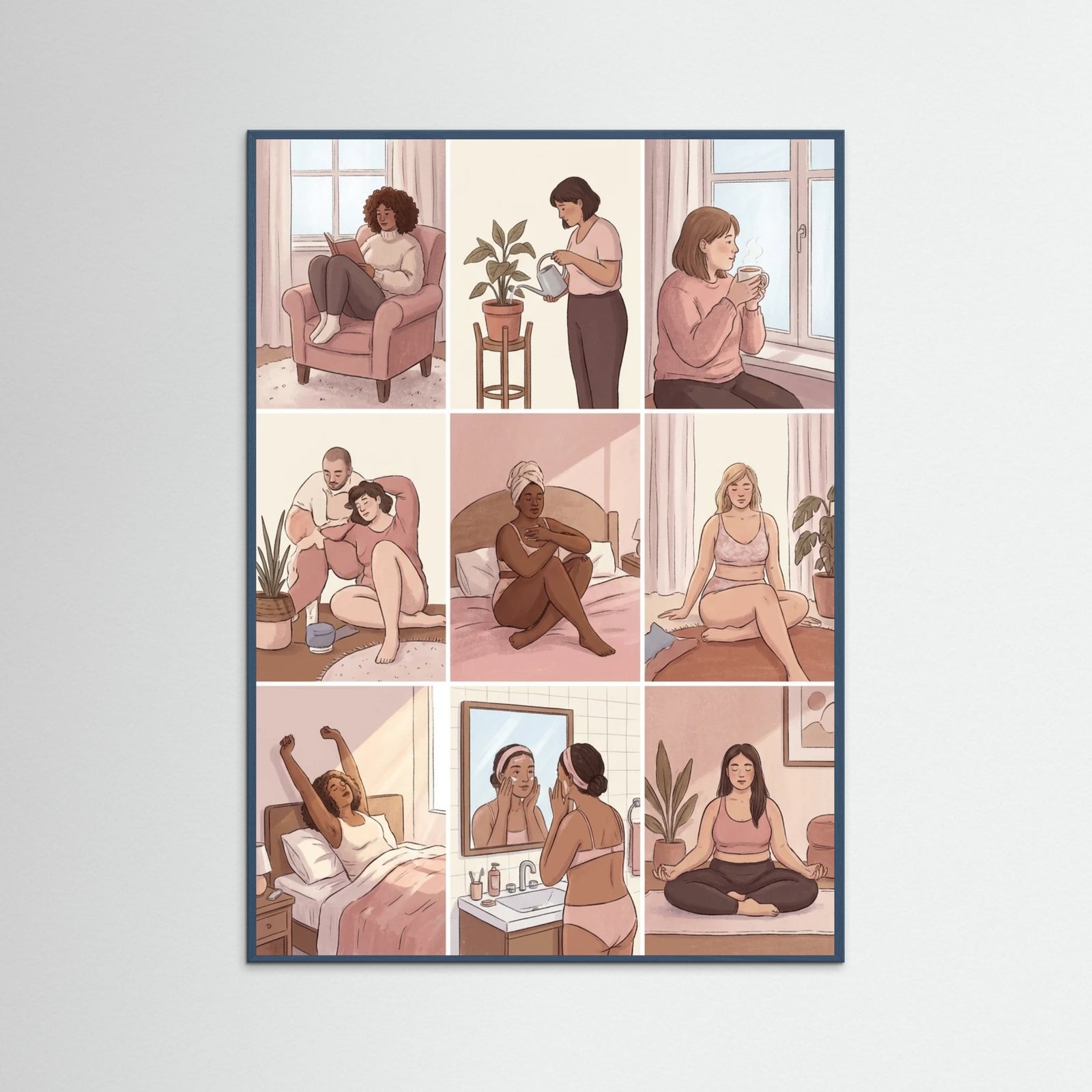 Teal Wood Mindful Movement Series