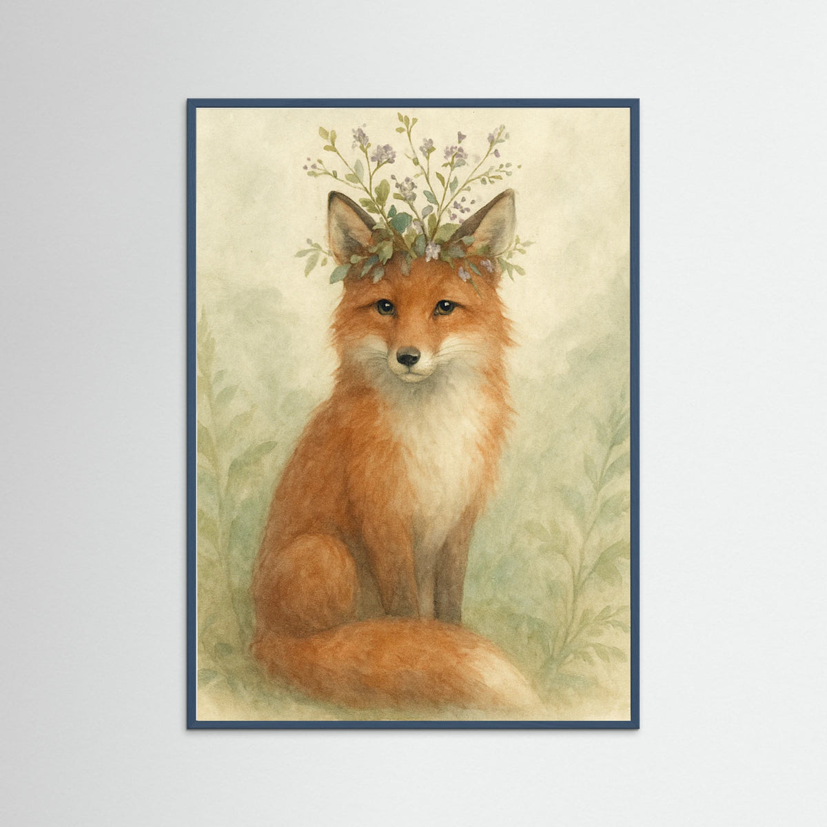 Teal Wood Misty Fox
