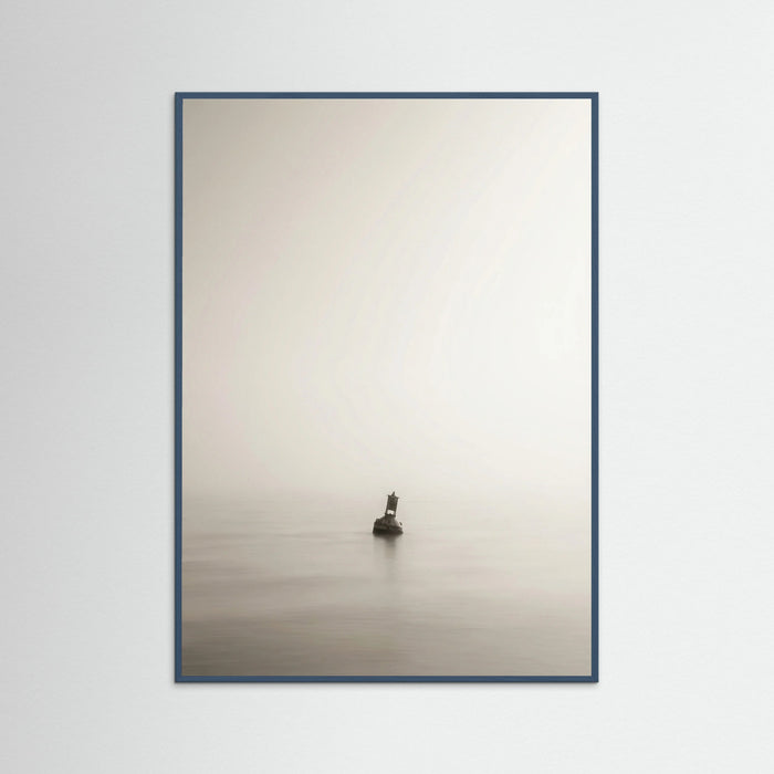 Teal Wood Misty Horizon