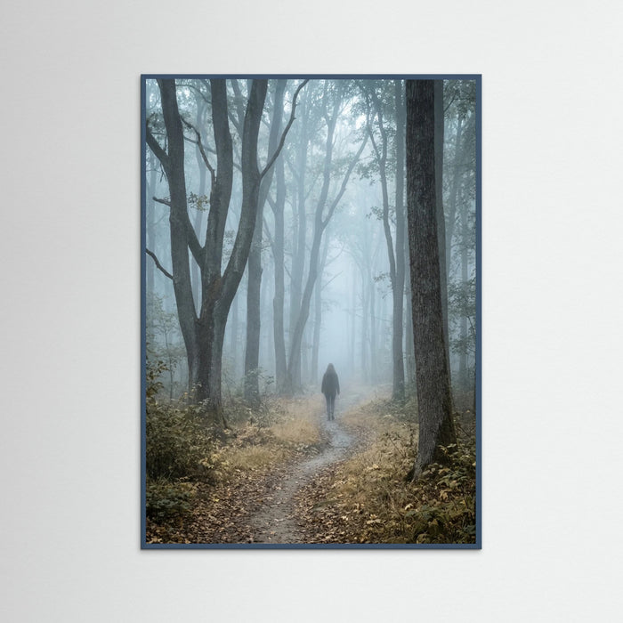 Teal Wood Misty Reeds