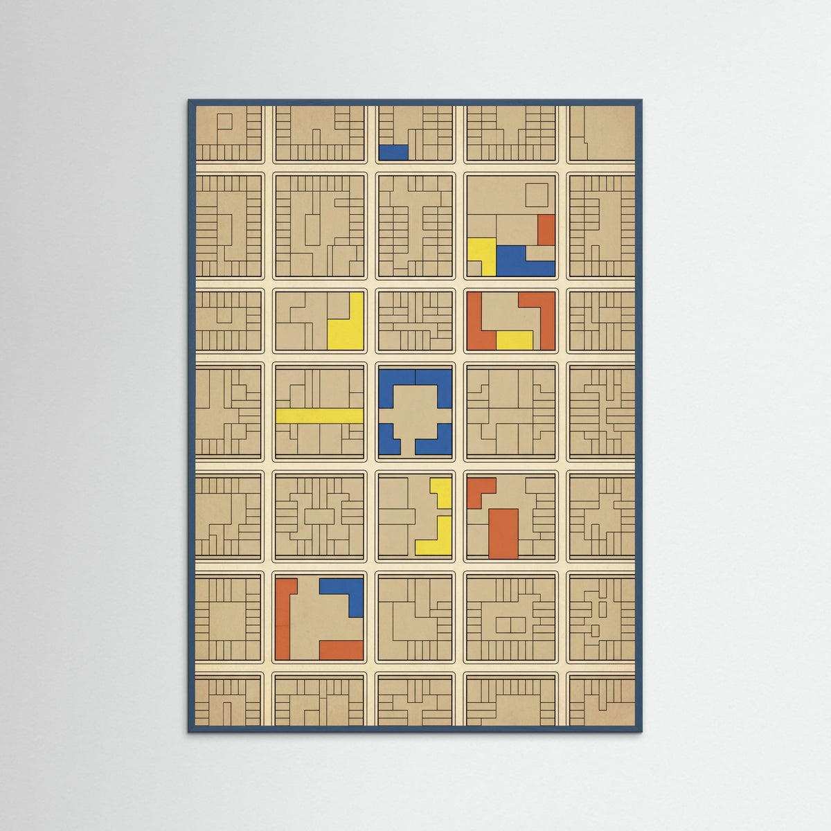 Teal Wood Modernist Facade