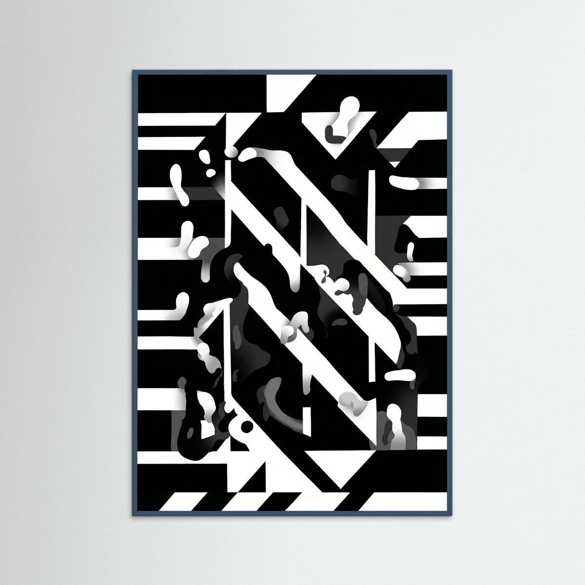 Teal Wood Monochrome Dynamics