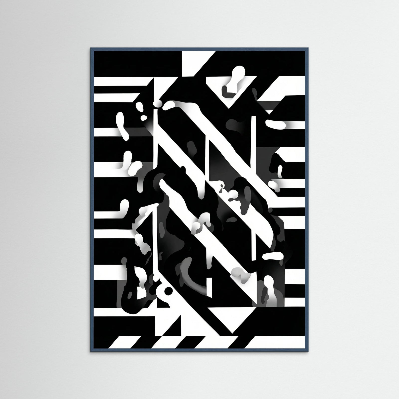 Teal Wood Monochrome Dynamics