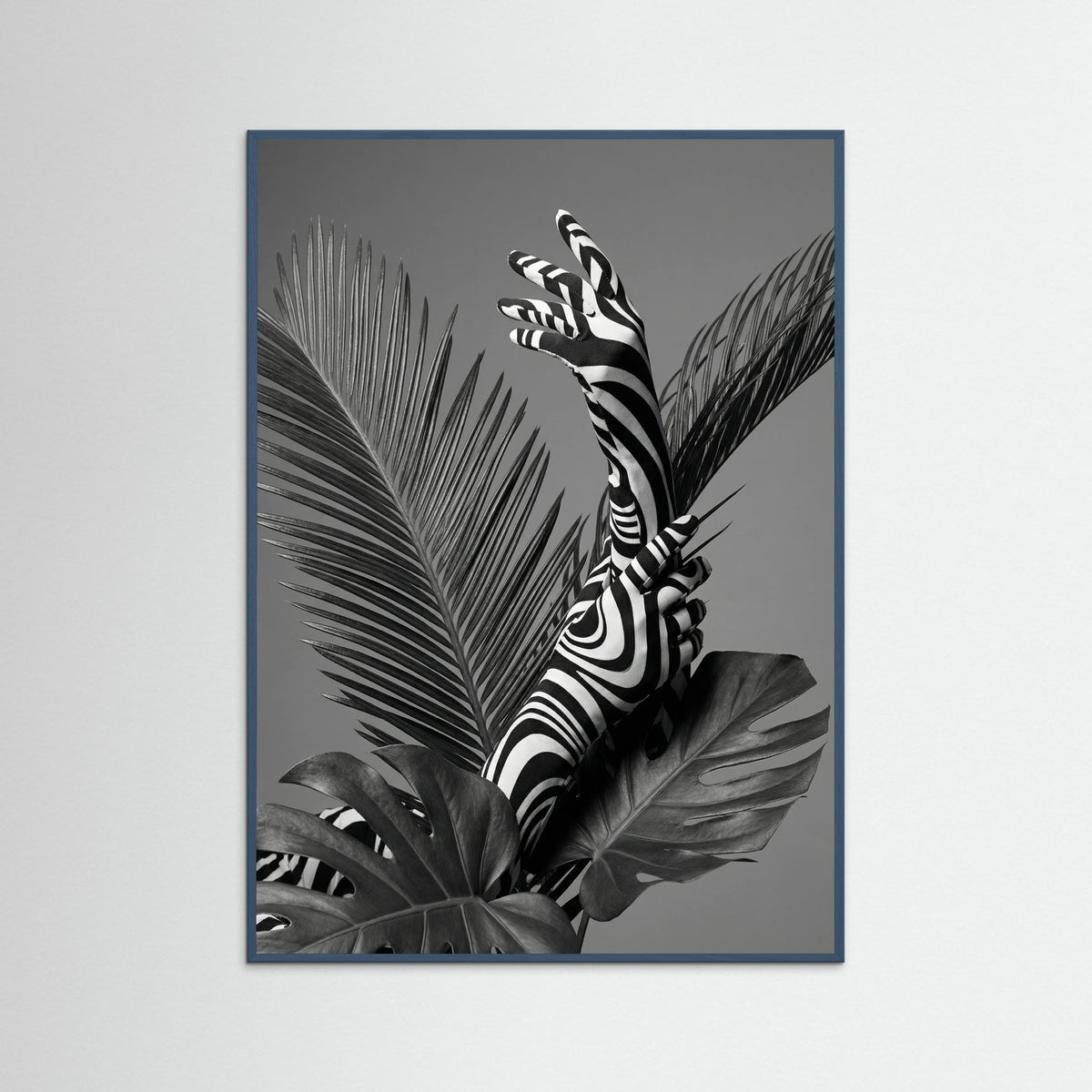 Teal Wood Monstera Grace