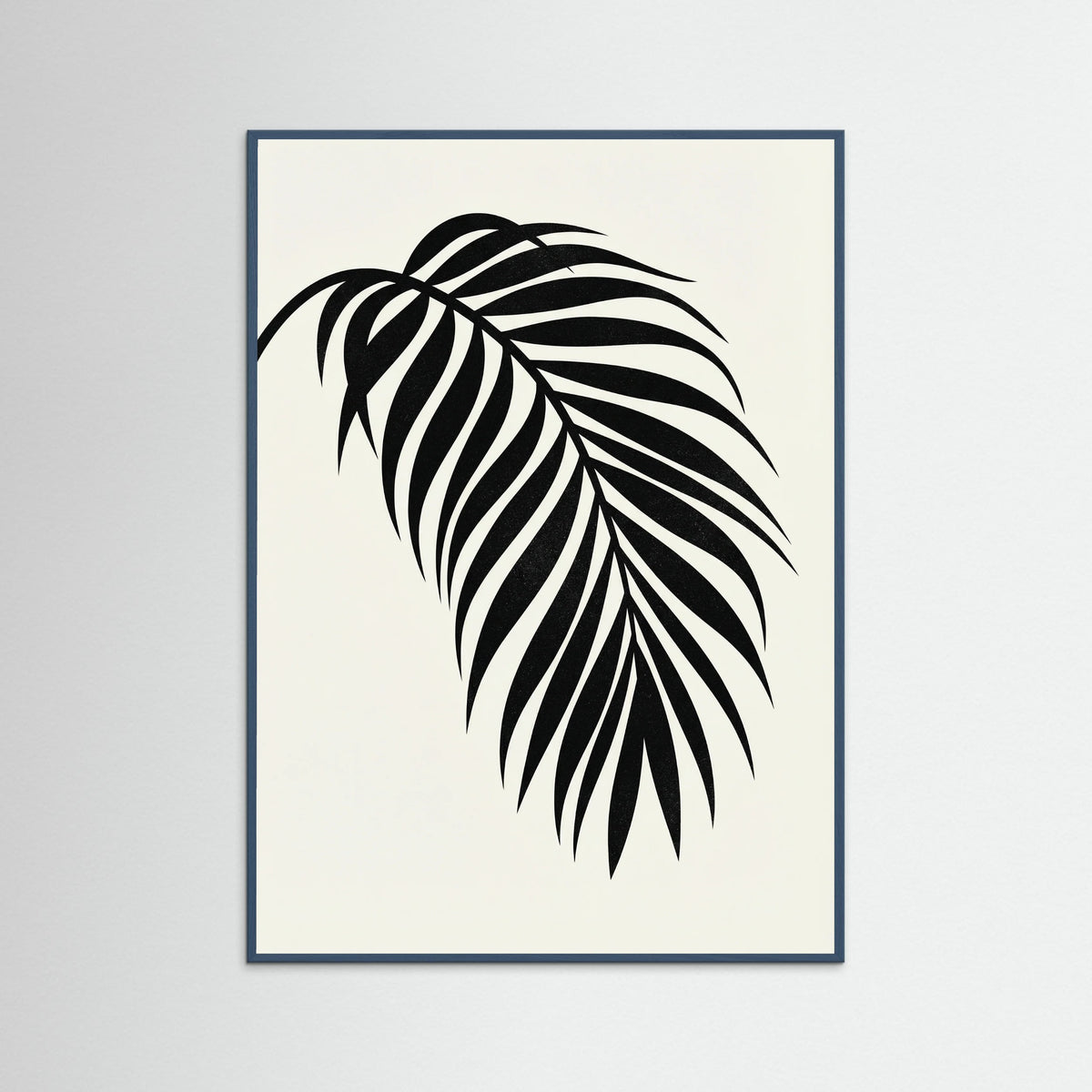 Teal Wood Monstera Silhouette