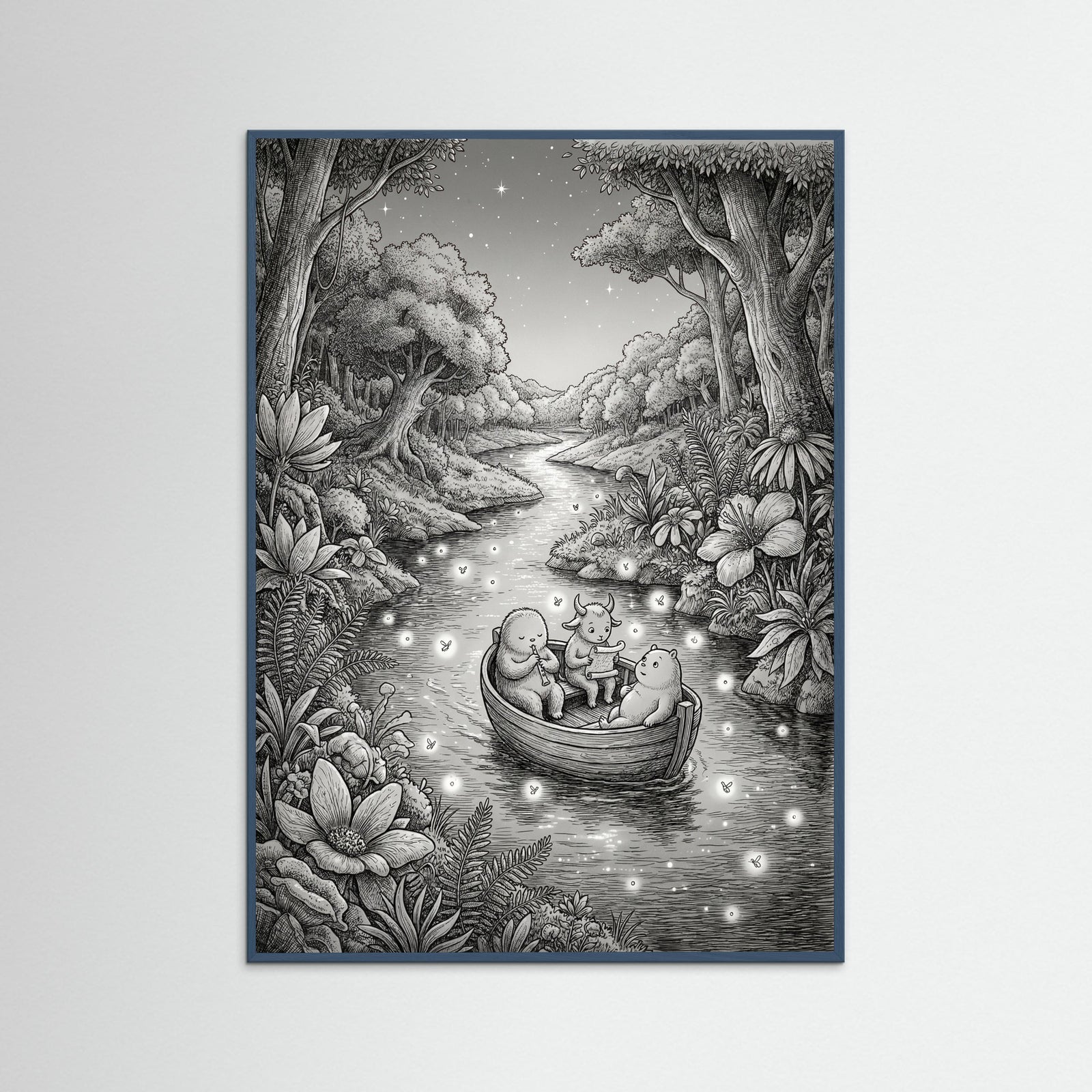 Teal Wood Moomin Forest