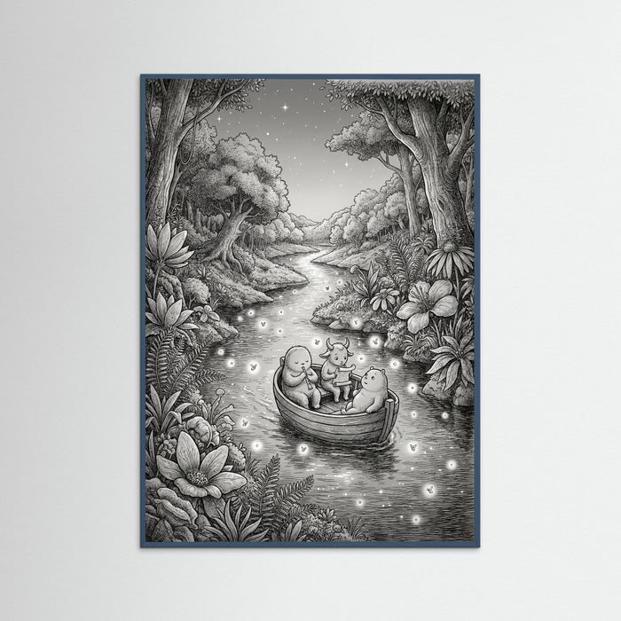 Teal Wood Moomin Forest