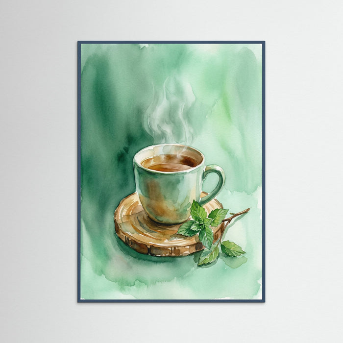 Teal Wood Morning Croissant