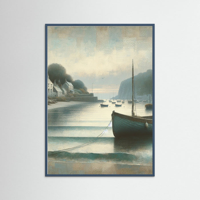 Teal Wood Morning Light