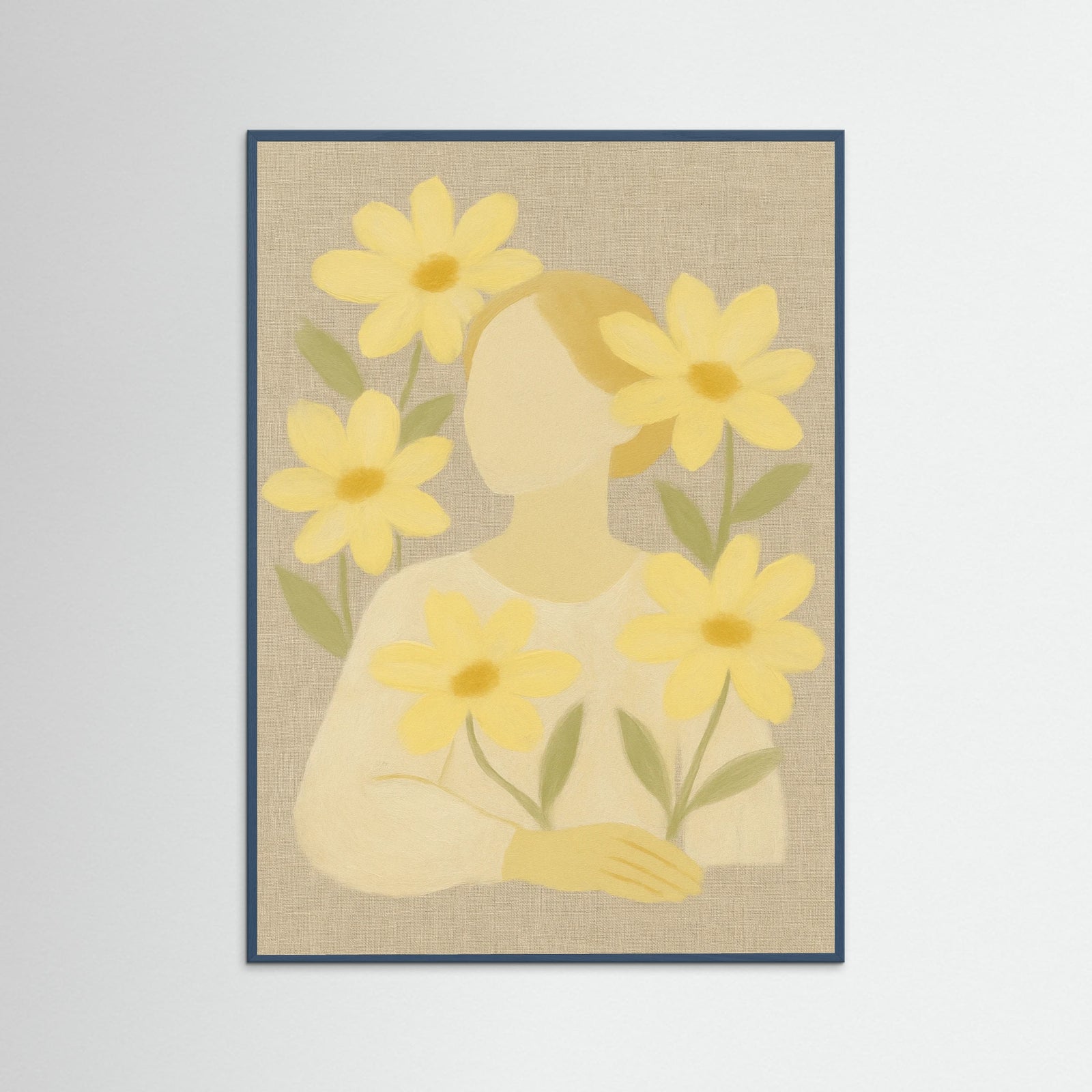 Teal Wood Morning Petals