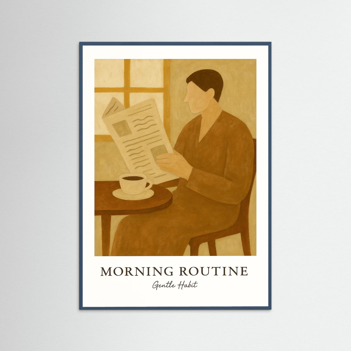 Teal Wood Morning Routine