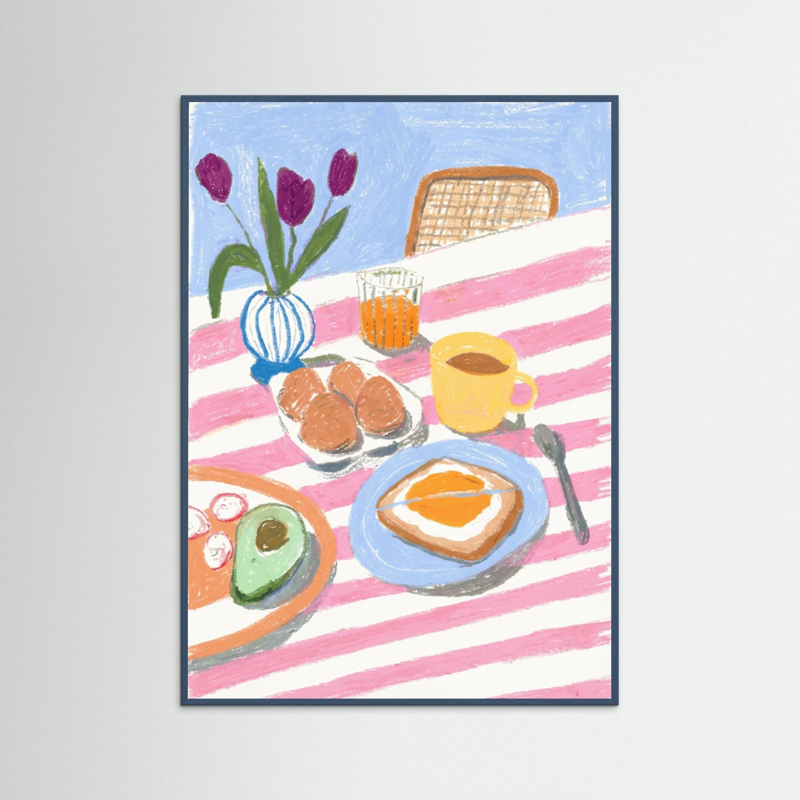 Teal Wood Morning Still Life