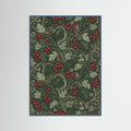 Teal Wood Morrisian Flora