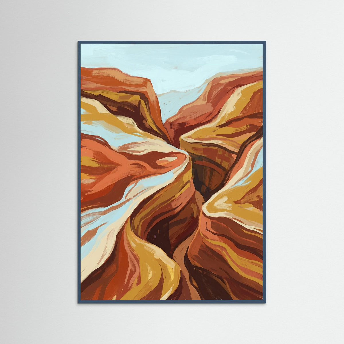 Teal Wood Mountain Hues