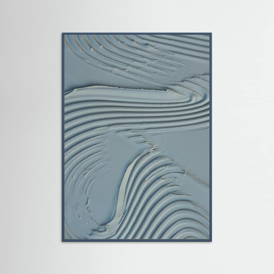 Affiche Mud Texture 15 Blue – affiche et impression d’art