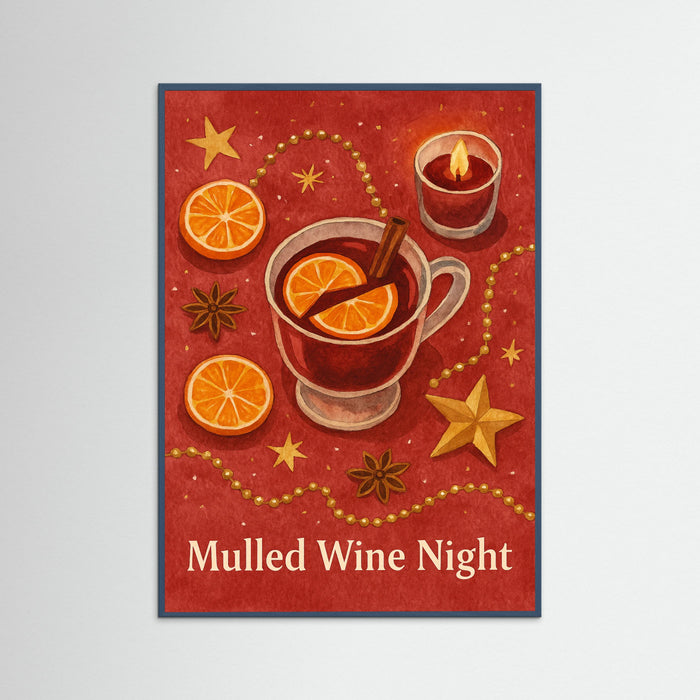 Teal Wood Mulled Wine Night