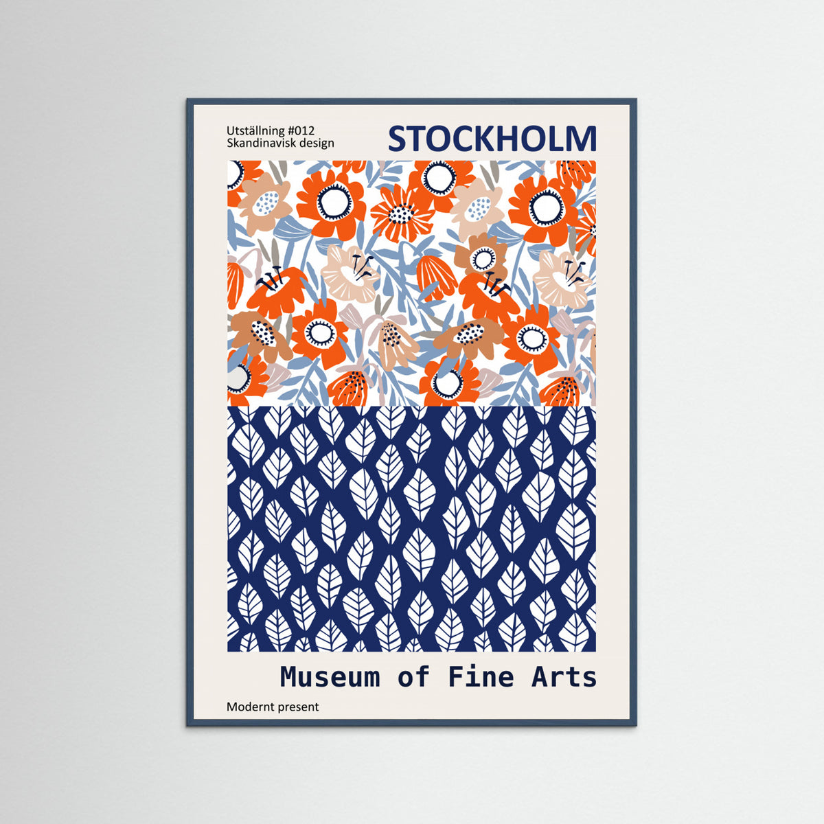 Teal Wood Museum of Fine Arts Stockholm Poster
