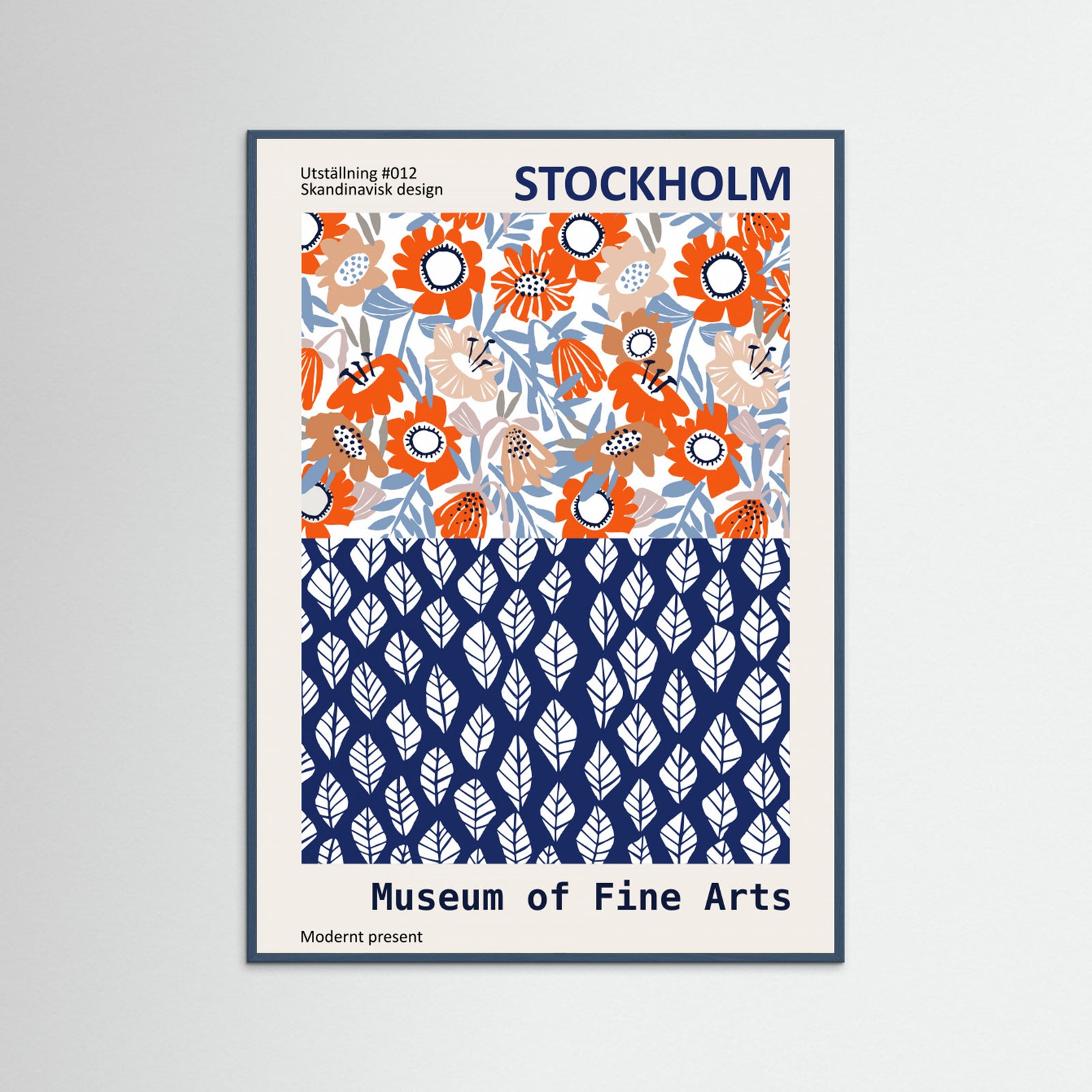 Teal Wood Museum of Fine Arts Stockholm Poster