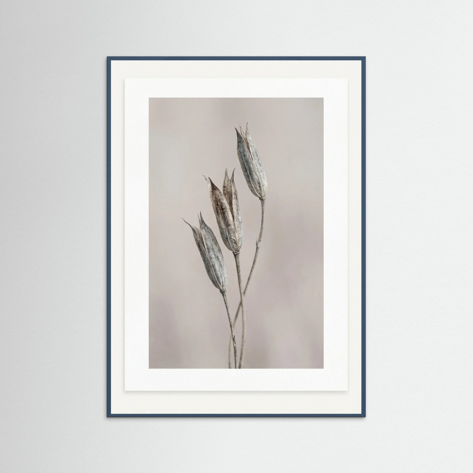 Teal Wood Muted Bloom