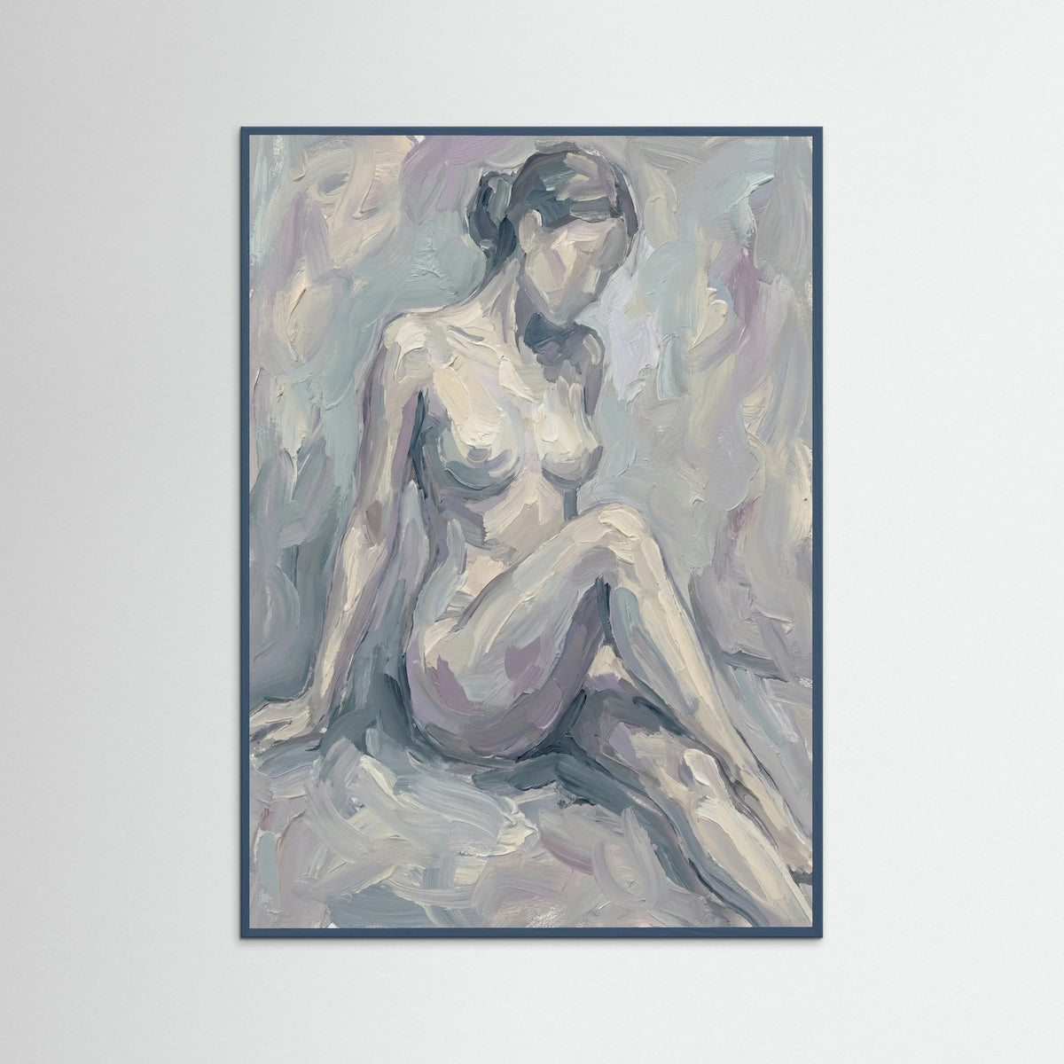 Teal Wood Muted Reflection