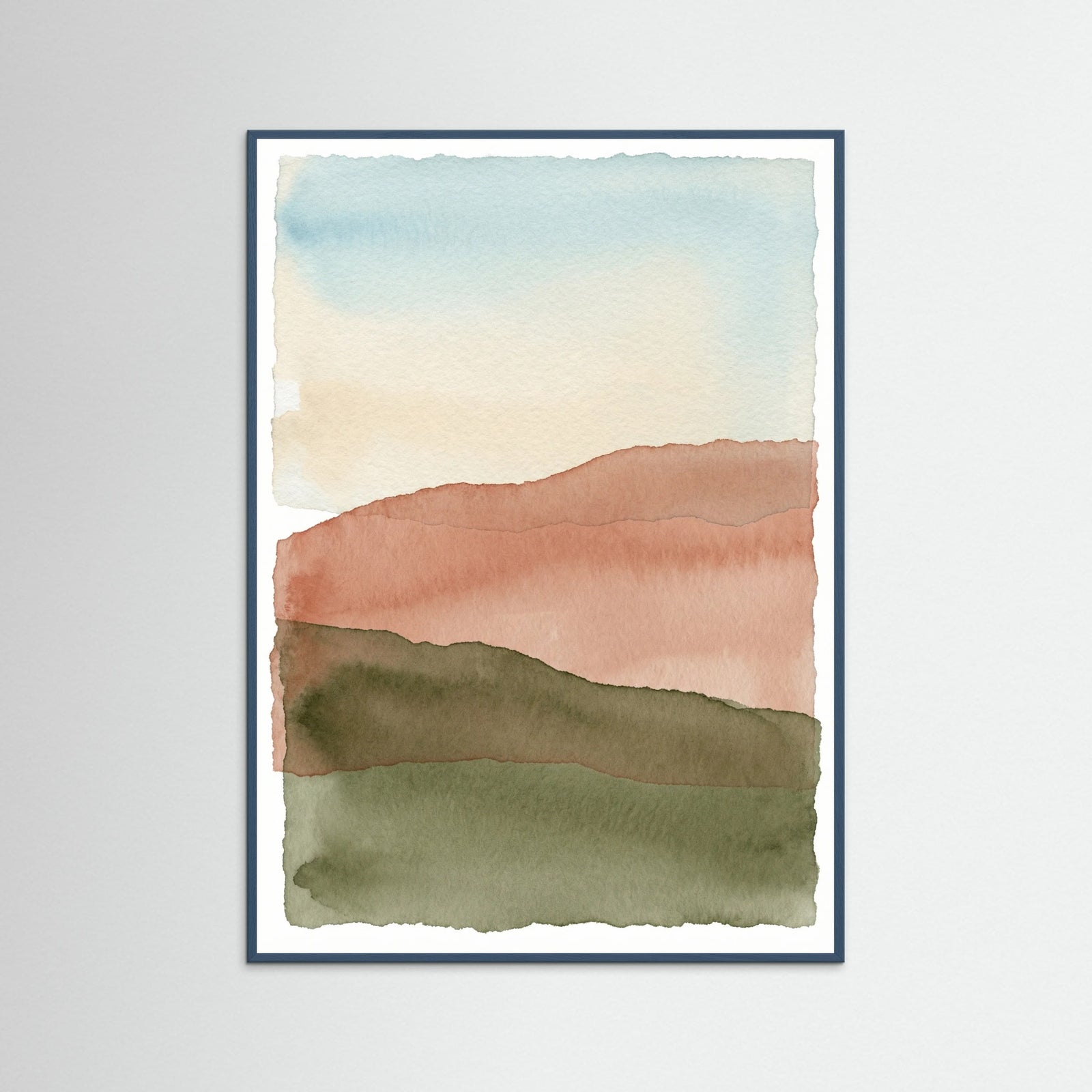 Teal Wood Muted Rhythms