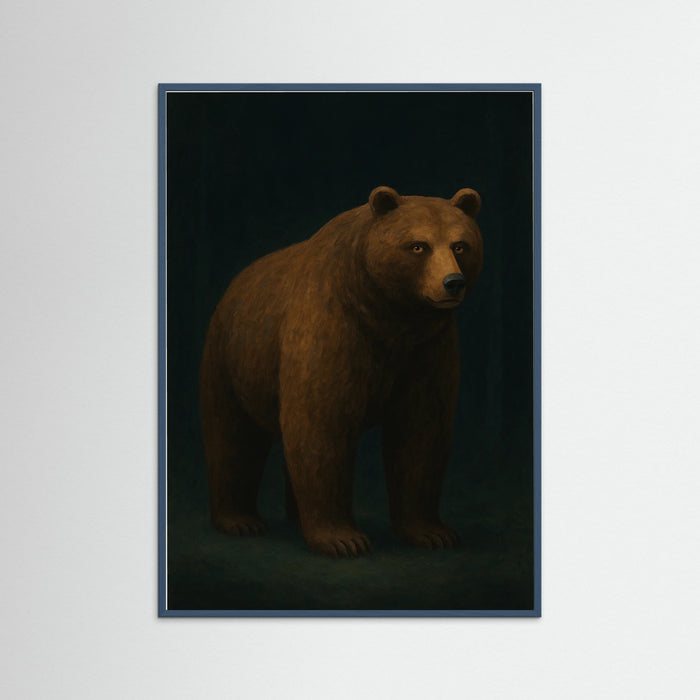 Teal Wood Mystic Bear