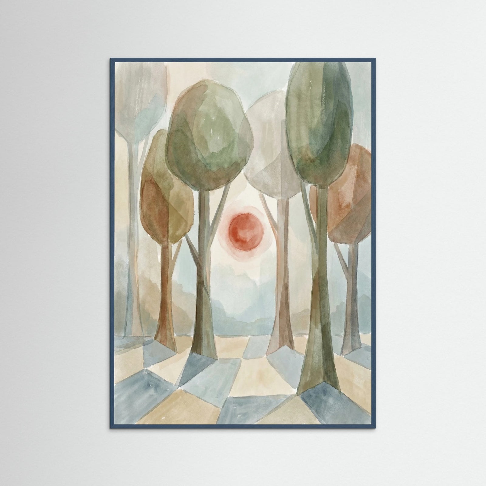 Teal Wood Mystic Dawnscape