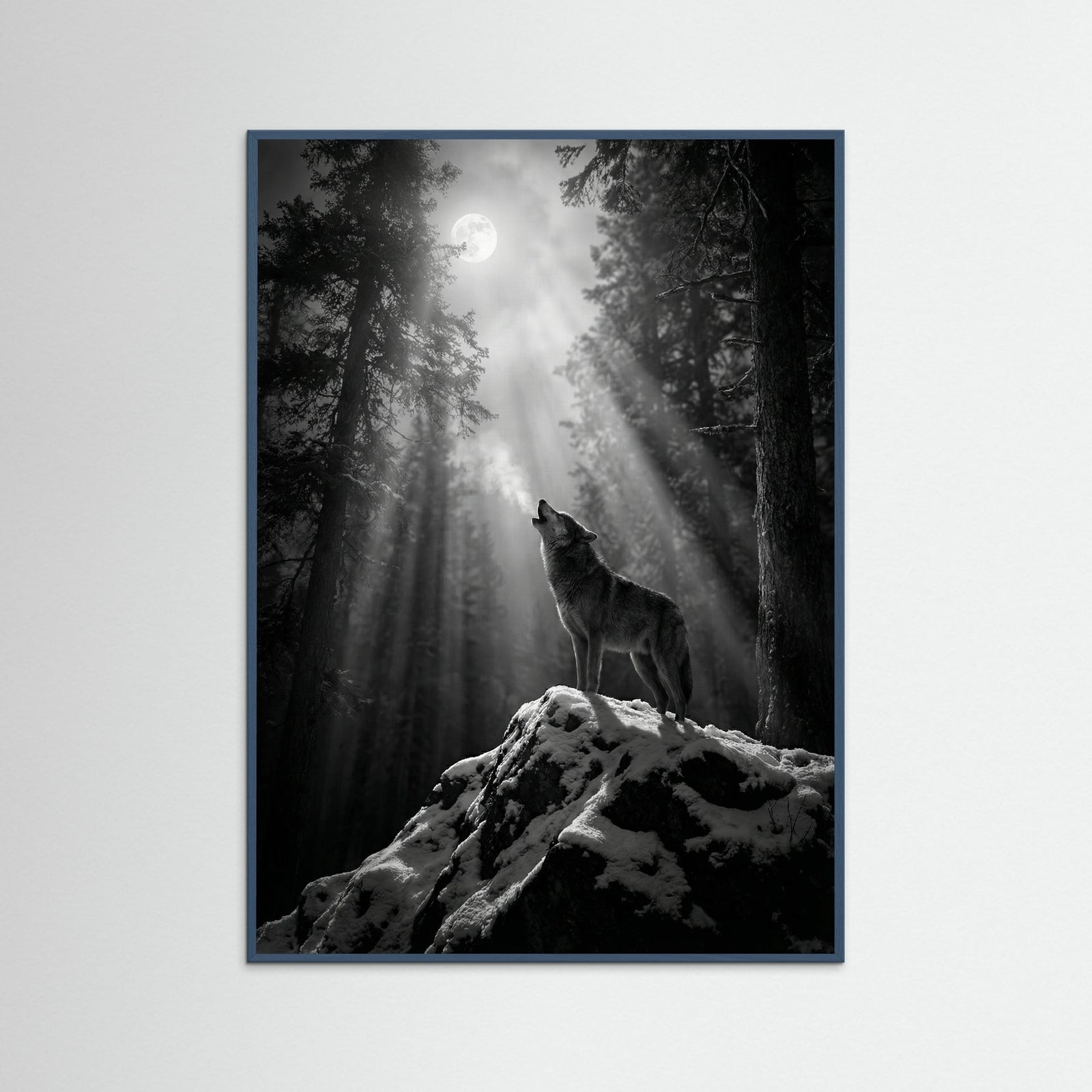 Teal Wood Mystic Deer