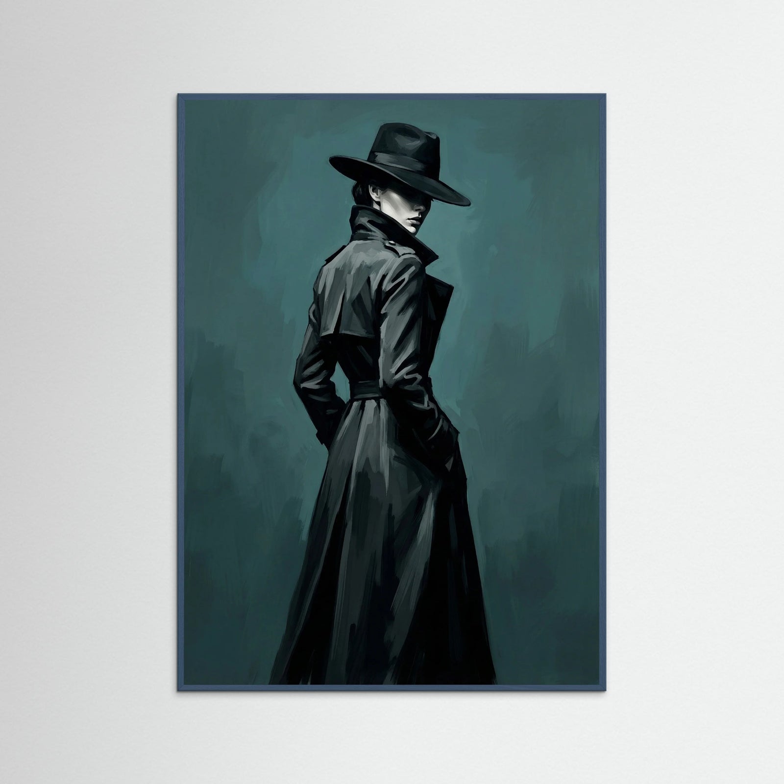 Teal Wood Mystic Silhouette