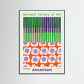 Teal Wood National Gallery of Art Amsterdam Poster