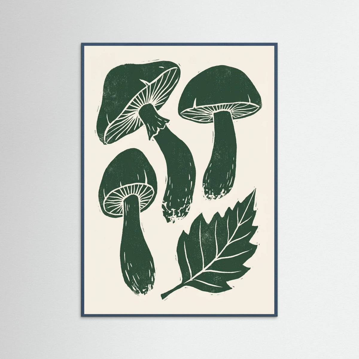 Teal Wood Natural Forms