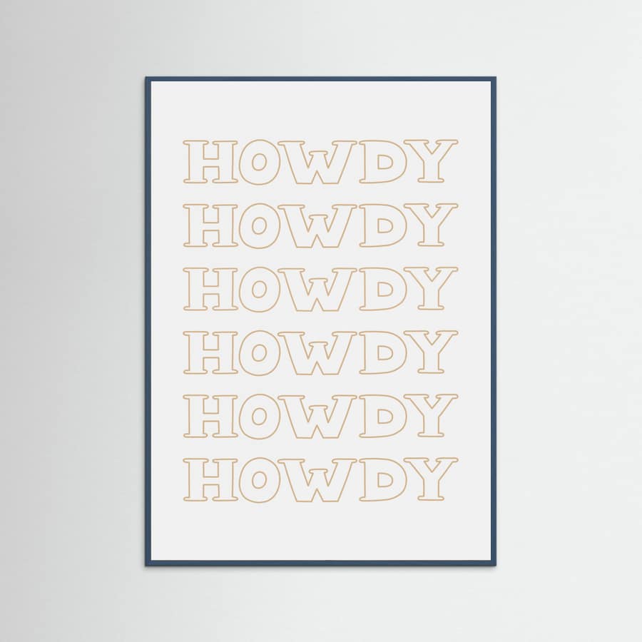 Plakat Neutral Howdy – plakat i druk artystyczny