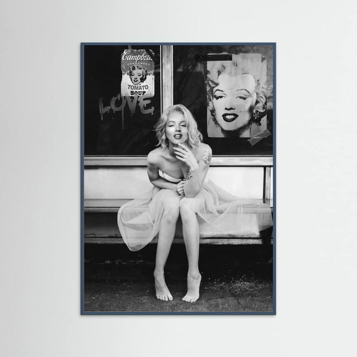 New Marilyn BW Poster – plakat og kunsttryk