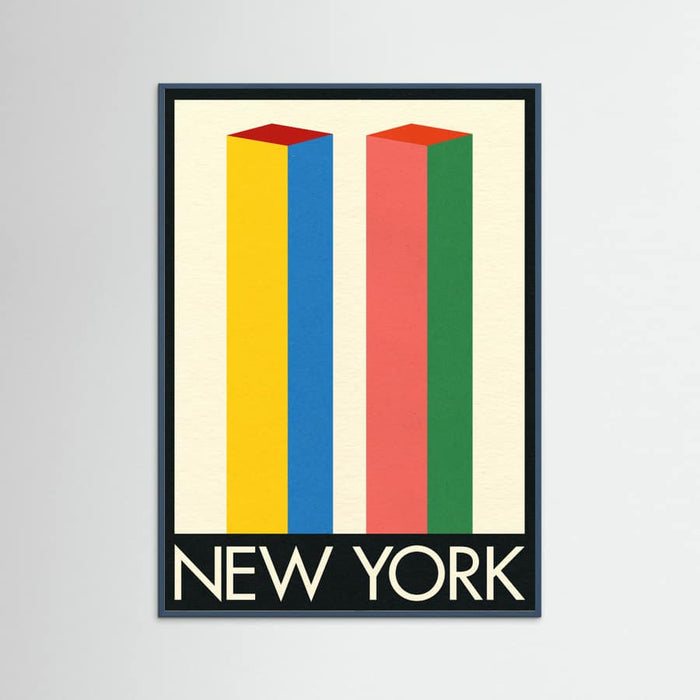New York Twin Towers Poster – poster and art print