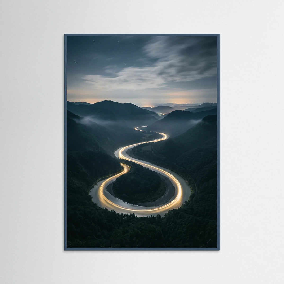 Teal Wood Night Ascent