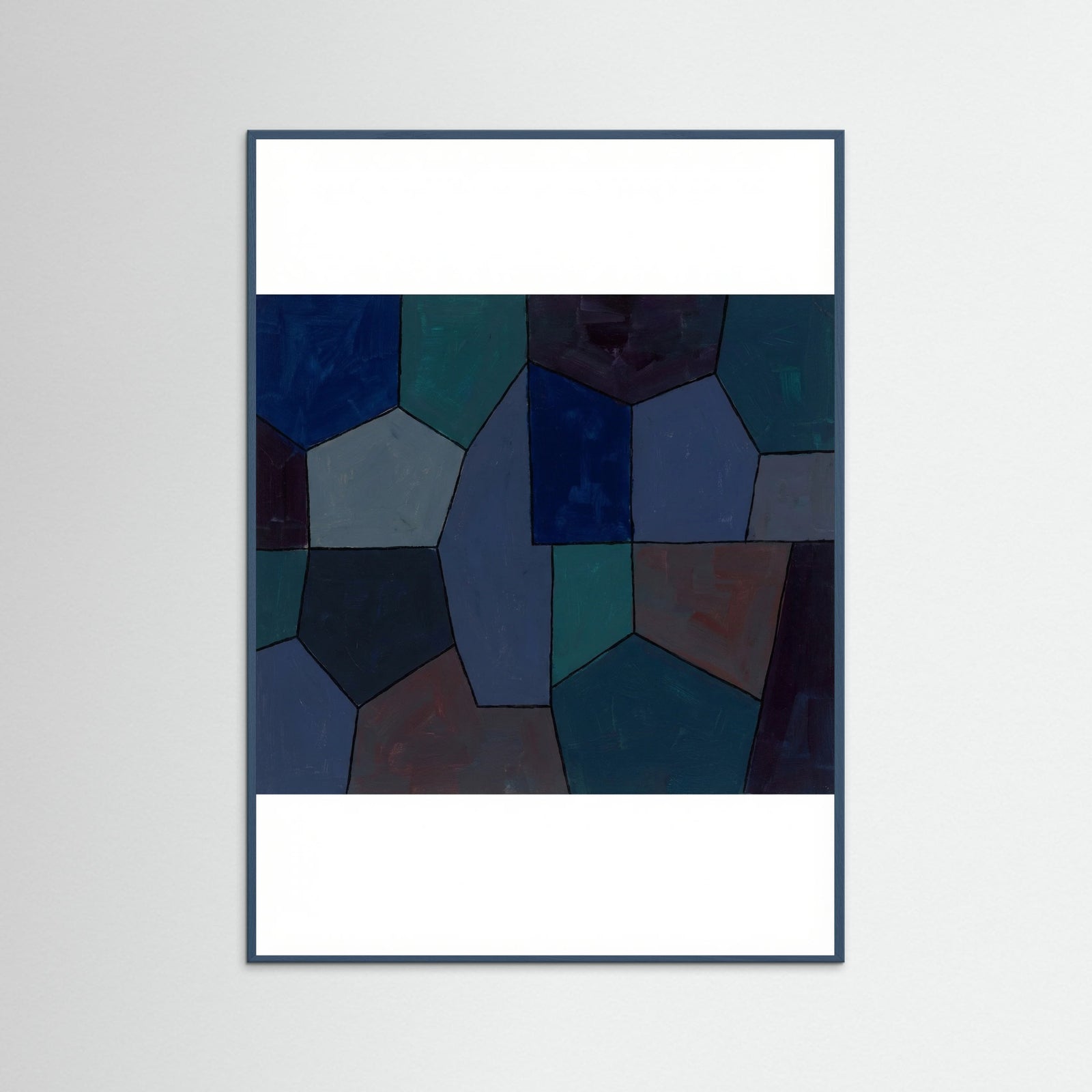 Teal Wood Nocturne Geometry