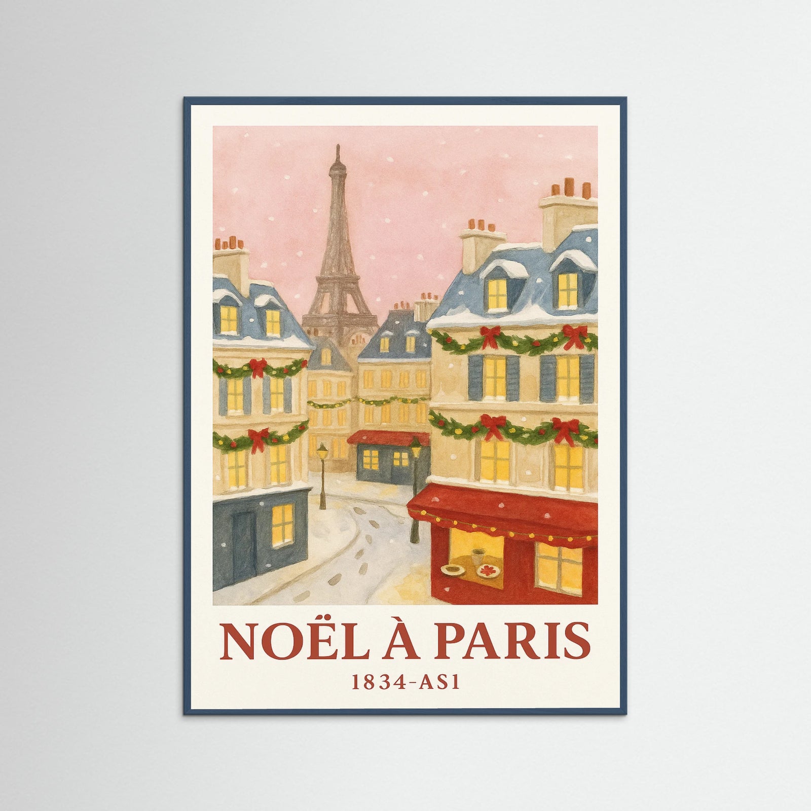 Teal Wood Noel a Paris