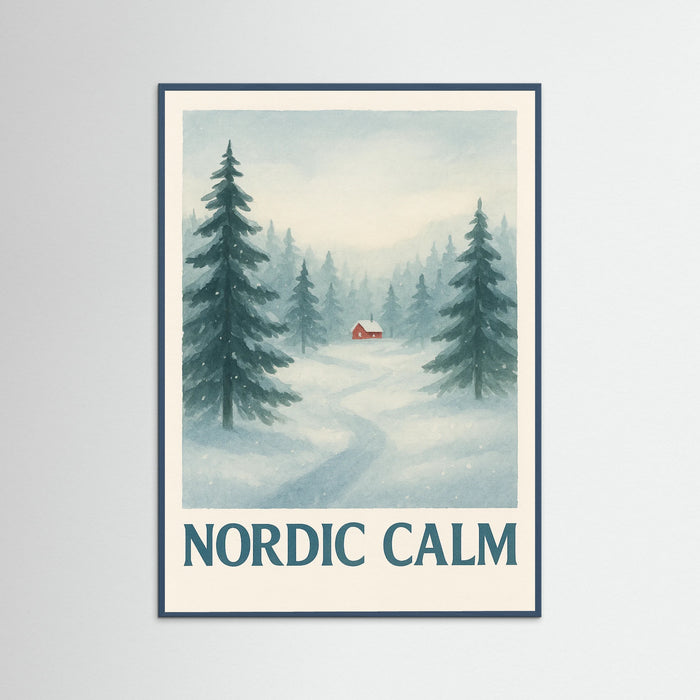 Teal Wood Nordic Calm