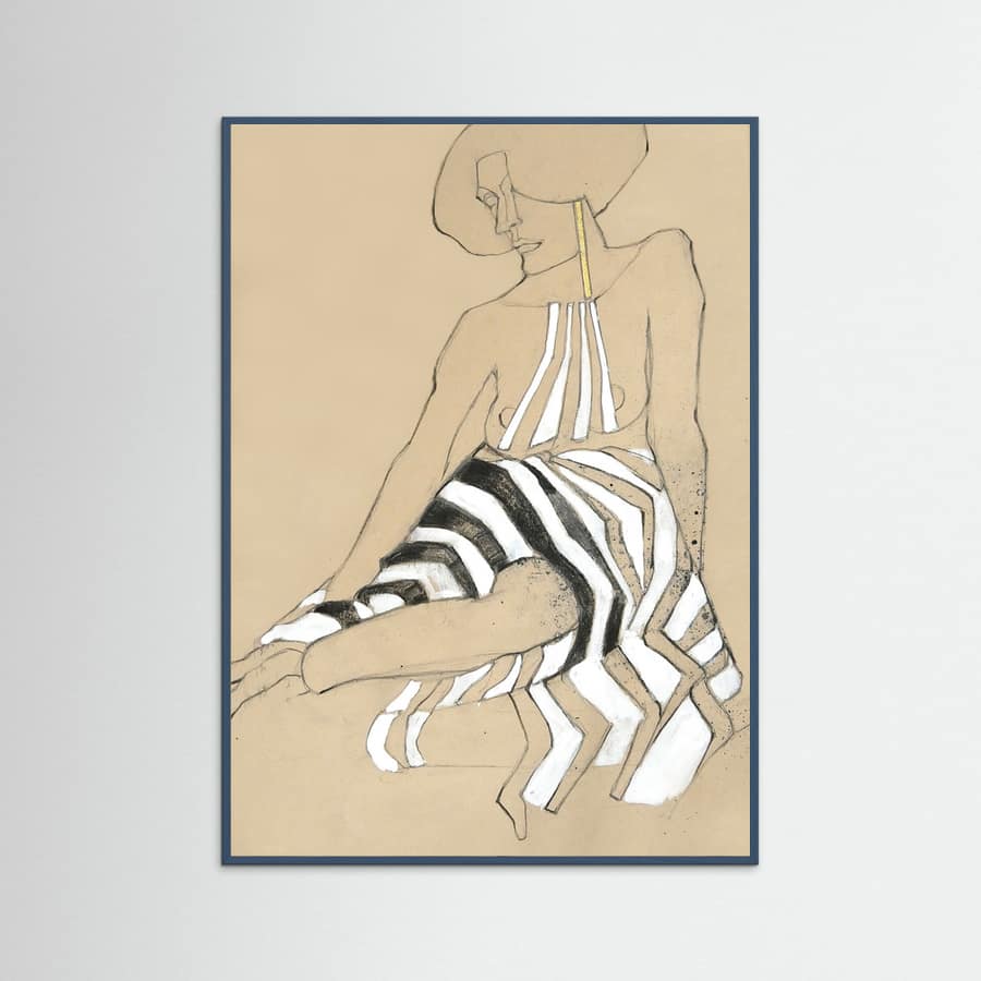 Nude Art Nouveau Poster – poster and art print