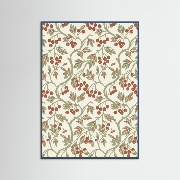 Teal Wood Oak Leaf Revival